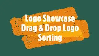 Logo Showcase Drag and Drop Logo Sorting