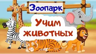 Учим животных в зоопарке. Животные для детей. Зоопарк. Развивающие мультики для детей и малышей