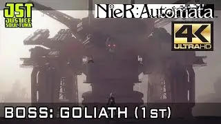Nier Automata – Boss: Goliath (1st) [4K-60fps, Xbox One X]