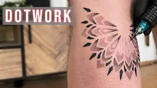 Dotwork Tattoo Tutorial - How to Tattoo for Beginners