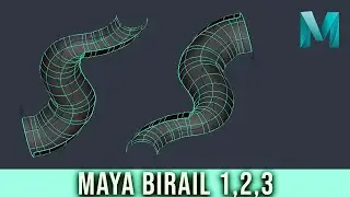 Birail Tool in Maya (Maya 2022 Tutorial)