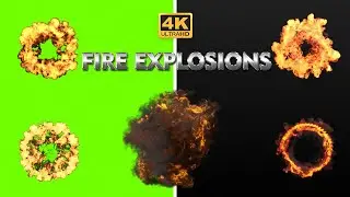 Sci-Fi Fire, Explosions & Smoke VFX Pack Green Screen In 4k | Chromatic Cinema