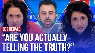 Every single Sangita Myska clash with fired Israeli spokesman Eylon Levy | LBC