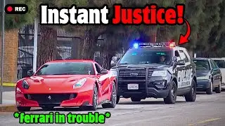 WHEN COPS ARE ON TIME | Instant Justice & Instant Karma USA