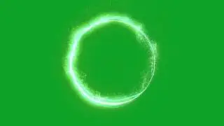 Particle Ring Green Screen Adobe After Effects HD