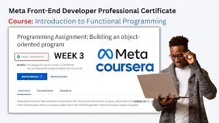 Programming Assignment: Building an object-oriented program solution | Coursera