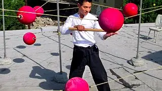 Jet Li's Big Red Balls Training | The Master | CLIP