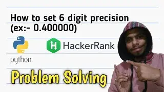 Hackerrank Problem Solving python || plus minus solution || coding india