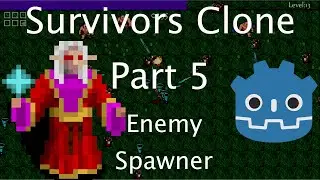 Make a Vampire Survivors Clone in Godot 4: Part 5 - Enemy Spawner