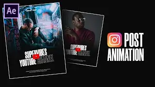 DOPE Instagram Post Animations in After Effects - After Effects Tutorial