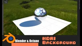 how to setup hdri background in blender and octane