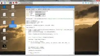 Raspberry Pi Zero W together with Pi Camera and OpenCV application
