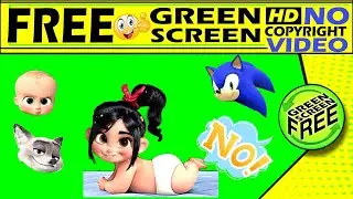 cartoon Wrong Head green screen. NO copyright video. Wrong Head green  screen . free video