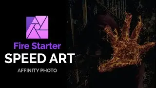 Fire Starter Affinity Photo Speed Art