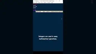 Python Basics! Integer #programming    #tutorial   #python  #integer