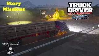 Truck Driver - The American Dream - Timber and Cement Delivery - Xbox Gameplay - Wiffy Squatch