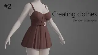 Creating Dress in Blender Part 2