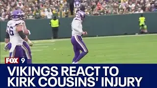 Vikings react to Kirk Cousins injury