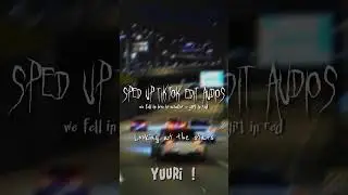 Sped Up Tiktok Audios ♡ (we fell in love in october - girl in red)