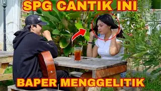 PRANK CAFE !! SPG CANTIK BAPERNYA BIKIN KENGFELITIK