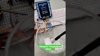 How to Make a Temperature Gauge with Arduino and DS18B20 Sensor 🤯😍