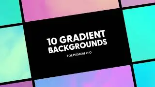 Gradient Backgrounds Premiere Pro Template