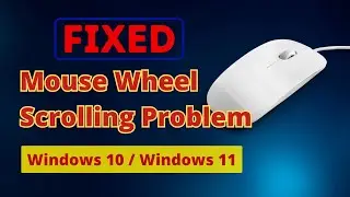 How to Fix Mouse Wheel Scrolling Problem | How to Fix Mouse Wheel Scrolling Problem in Windows