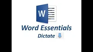 Word Essentials -- Dictate and Read Aloud