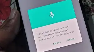 To call allow whatsapp access to your microphone tap settings permissions and turn microphone on