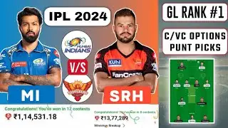 MI vs SRH Dream11 Team | MI vs SRH Dream11 Prediction | Mumbai Indians vs Sunrisers Hyderabad