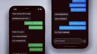 💬📱Chat Messenger App • Full Tutorial from scratch / Flutter x Firebase