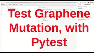 Pytest tests for graphene mutation in Django