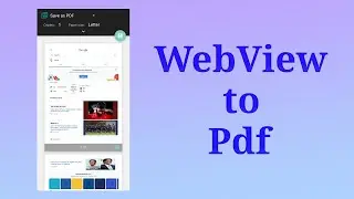 Convert a Webpage to pdf