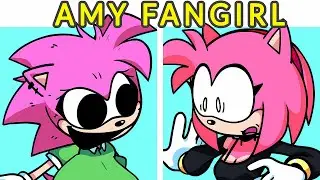 Friday Night Funkin VS Liz - Amy Fangirl | She LOVES Amy...❤️ (FNF MOD/Canon) (Sonic the Hedgehog)