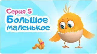 Цып-Цып - БОЛЬШОЕ МАЛЕНЬКОЕ  - 5 серия. Мультик для малышей.