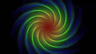 Python turtle with colorful spin illusion /P.P.L