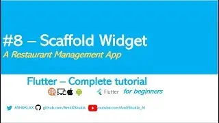 Flutter for beginners #8 Scaffold Widget