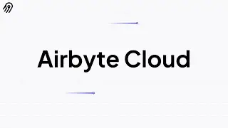 How to move your data using Airbyte Cloud