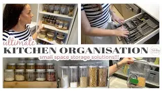 ULTIMATE KITCHEN ORGANIZATION AND CLEVER SMALL SPACE STORAGE IDEAS || THE SUNDAY STYLIST