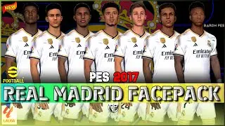 PES 2017 FACEPACK REAL MADRID