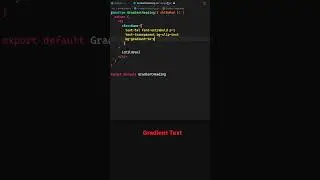 Stunning Text Gradients with Tailwind CSS #reactjs #coding #tailwindcss #reactjstutorial #code