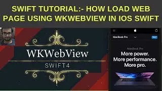 Swift Tutorial: How to load web page using WKWebView in ios swift