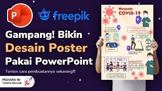 BIKIN DESAIN POSTER DENGAN POWERPOINT | GRATIS BAHAN EDIT