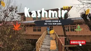 Katra to Kashmir in Rs.226 | Budget Trip to Kashmir | Banihal to Srinagar Train Journey