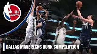 The Mavericks had a dunk contest of their own vs. the Bucks 😅