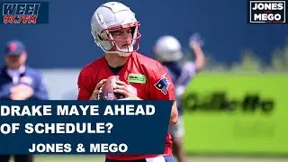 Is Drake Maye behind or ahead of schedule? || Jones & Mego