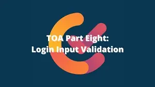 TOA 8: Login Error Handling