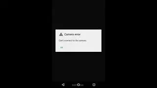 ||Fix Camera error-Can't connect to the camera Error in Android|Tablet||