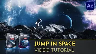 Jump in Space | Video Tutorial | After Effects | Blender | Universe Pack