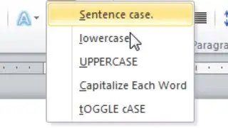 Quickly Change to all CAPS or lowercase in Word - Change Text Style in Word